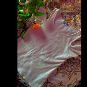 Cute white top Charlotte russe xs